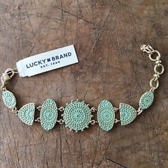 Lucky Brand Jewelry - LUCKY BRAND linked medallion bracelet